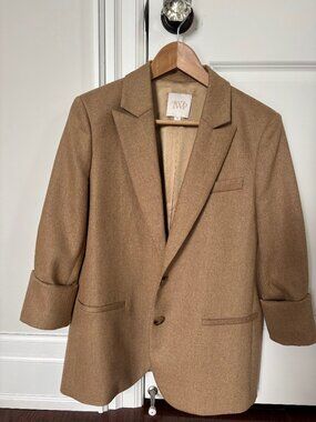 TWP Boyfriend Blazer - Wool - Camel